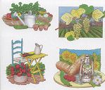 Garten Szene - 3D Schneidebögen