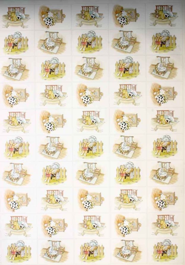 Teddy Ours - Naissance - 3D feuilles à découper