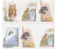 Licorne - 3D feuilles à découper