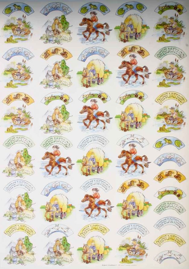 Mobile Cartes Loisir - 3D feuilles à découper