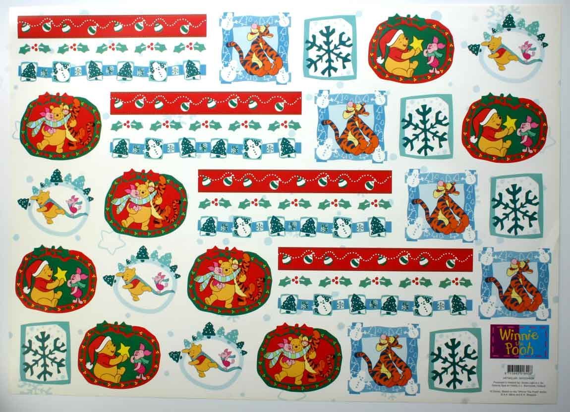 Winnie the Pooh Weihnachten - 3D Schneidebögen