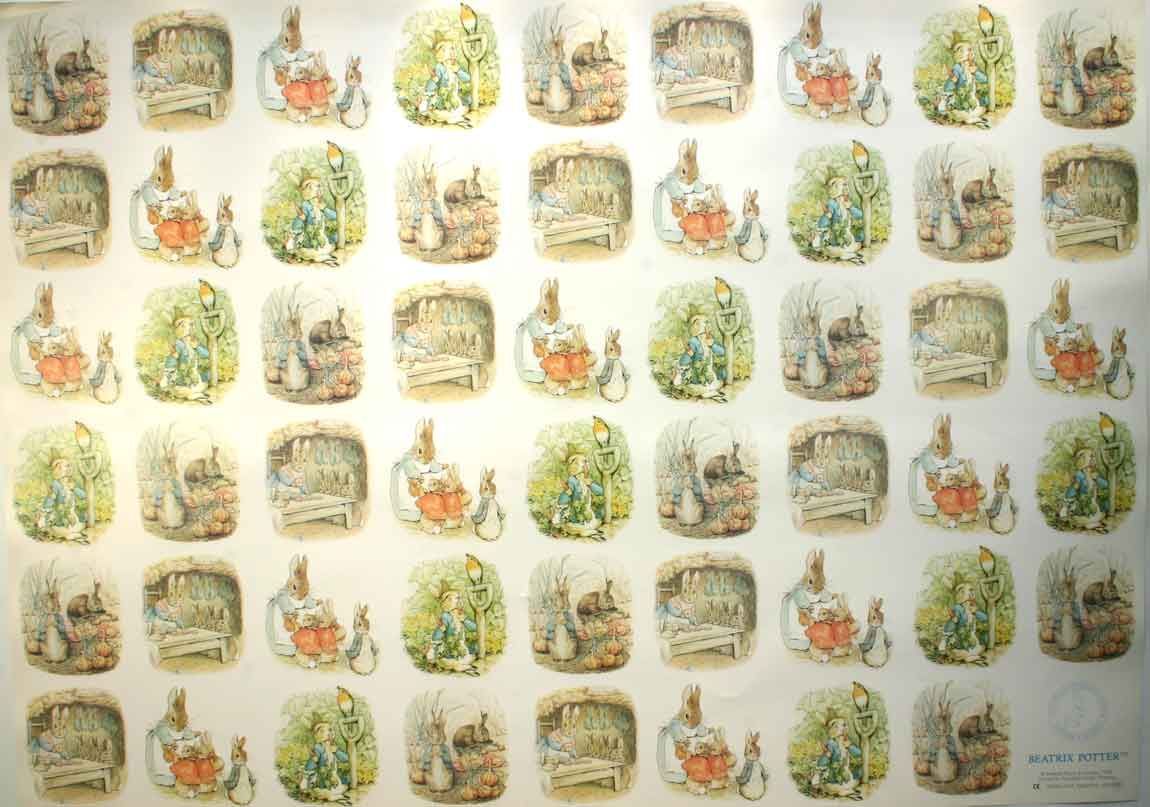 Beatrix Potter Renard - 3D feuilles à découper