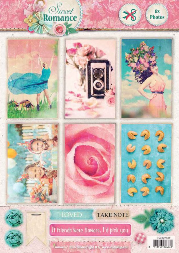 Sweet Romance -  3DA4 Photo Die-cut Sheet
