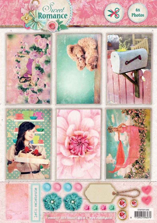 Sweet Romance -  3DA4 Photo Die-cut Sheet