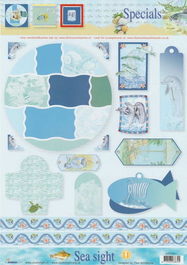 Sea Sight  - 3DA4 Feuilles à Découper - Étape par Étape