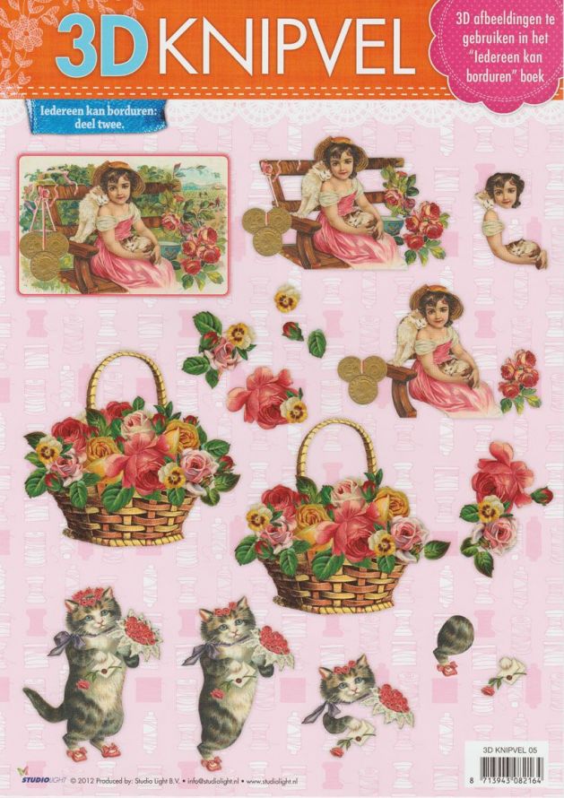Various - 3DA4 Step by Step Decoupage Sheet