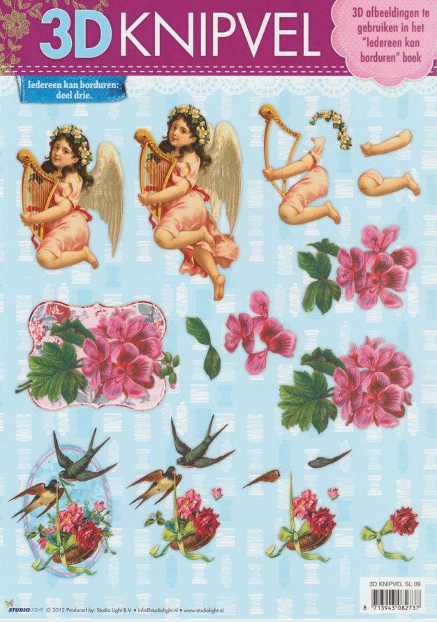 Various - 3DA4 Step by Step Decoupage Sheet