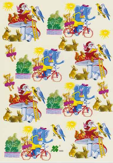 Weihnachten - 3DA4 Stap für Stap Schneidebogen