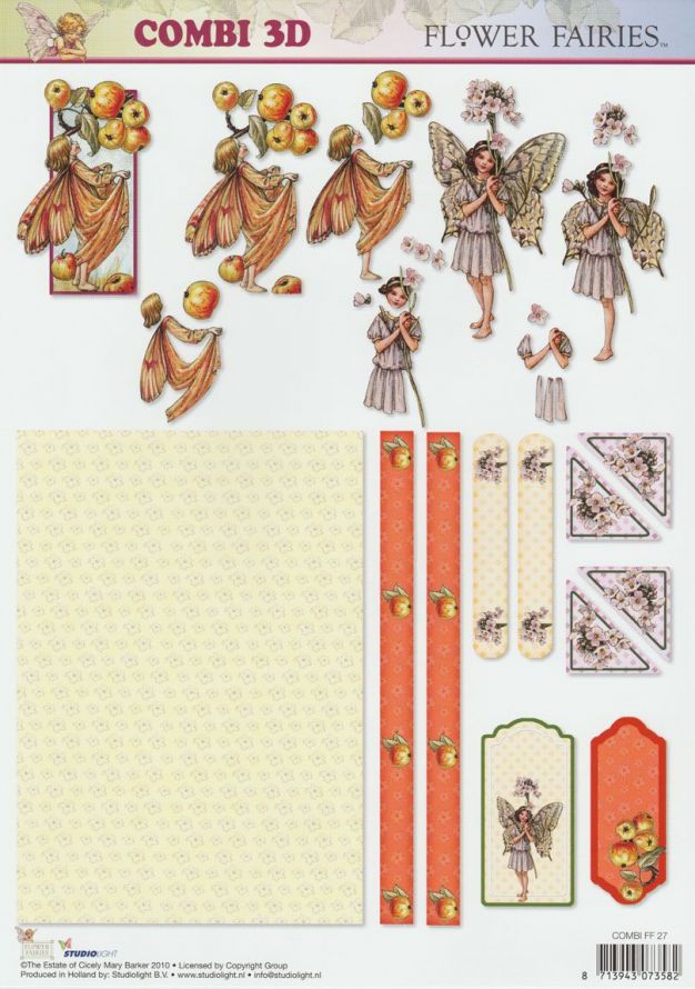 Flower Fairies COMBI - Feuille à Découper