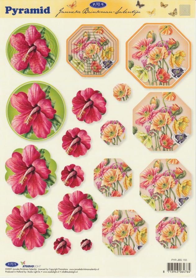 Janneke Brinkman- 3DA4 Step by Step Decoupage Sheet