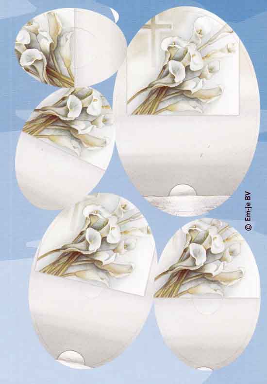 Condoléances - 3D Feuilles à Découper - Format A5