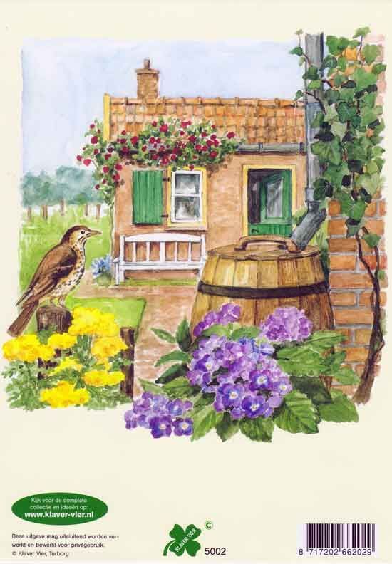 Jardin - 3D Feuilles à Découper - Format A5