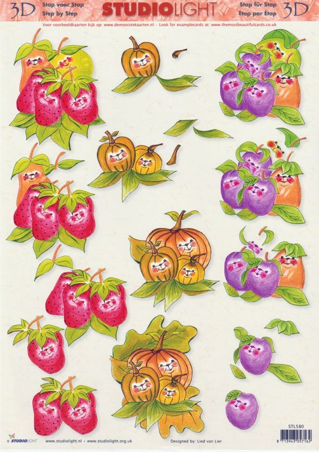 Besserung - 3DA4 Stap für Stap Schneidebogen