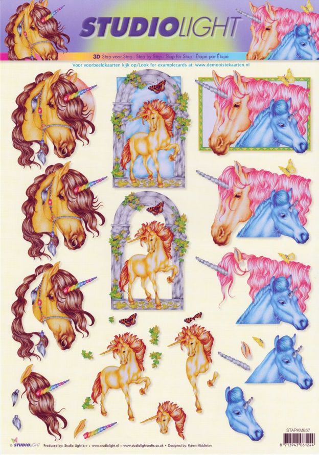 Animaux - 3DA4 Feuilles à Découper - Étape par Étape