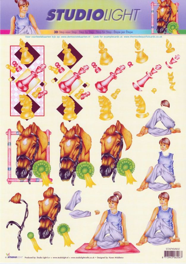 Sport - 3DA4 Stap voor Stap Knipvel