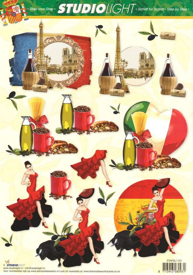 Diverse - 3DA4 Stap für Stap Schneidebogen