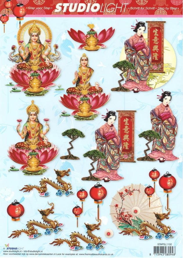 Diverse - 3DA4 Stap für Stap Schneidebogen