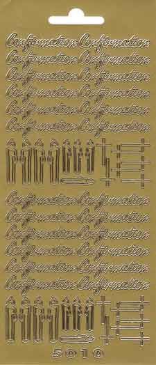 Confirmation - Peel-Off Stickervel - Zilver