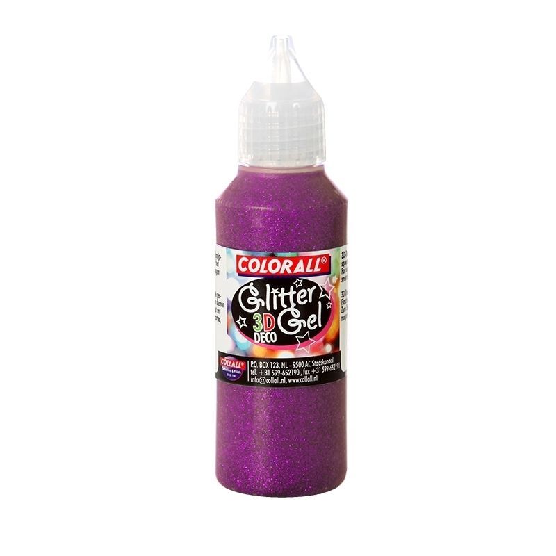 Deco 3D Glitter Gel - Pink - 50ml