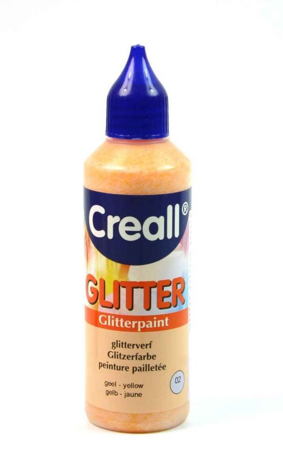 Glitterpaint - Yellow - 80ml