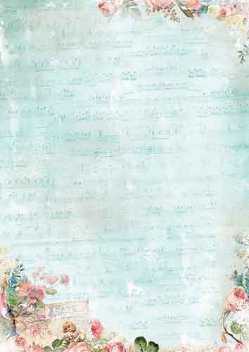 Shabby Chic - Basis Papier - Dubbelzijdig bedrukt A4