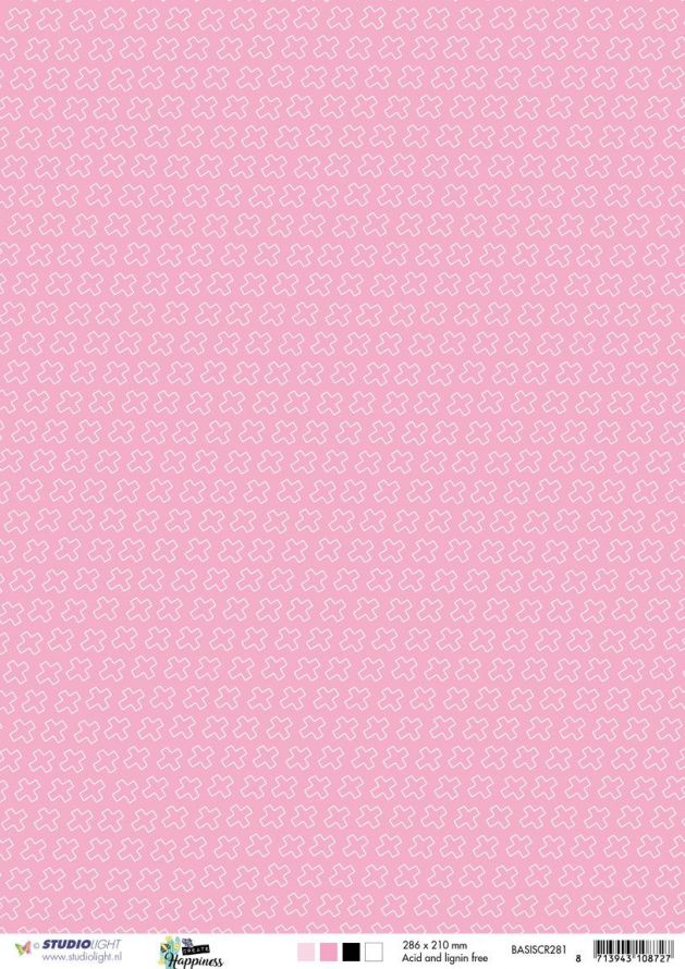 Create Happiness - Basis Papier - Dubbelzijdig bedrukt A4