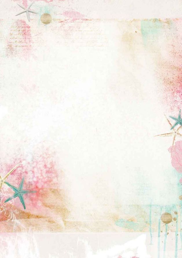 Romantic Summer - Basis Papier - Dubbelzijdig bedrukt A4