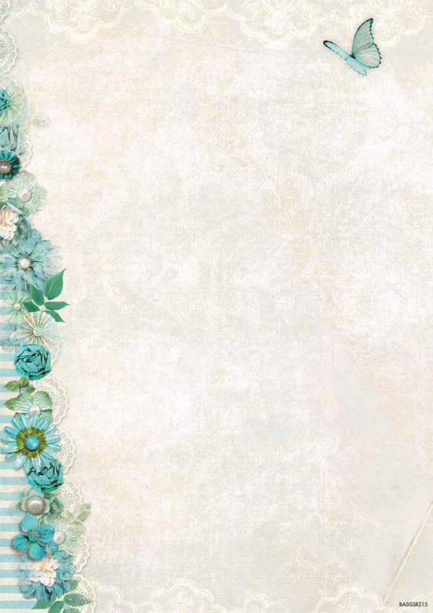 Sweet Romance - Background Paper - Double Face A4