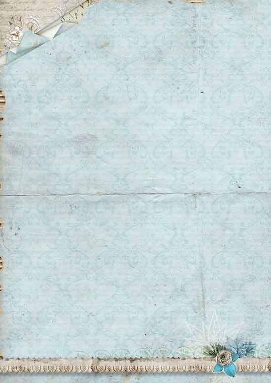 Winter Memories - Grund Papier - Doppelseitiges Druck A4