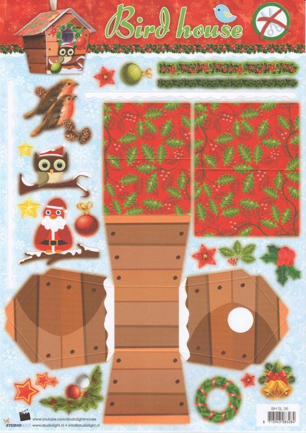 Nichoir - 3DA4 Feuilles Prédécoupee