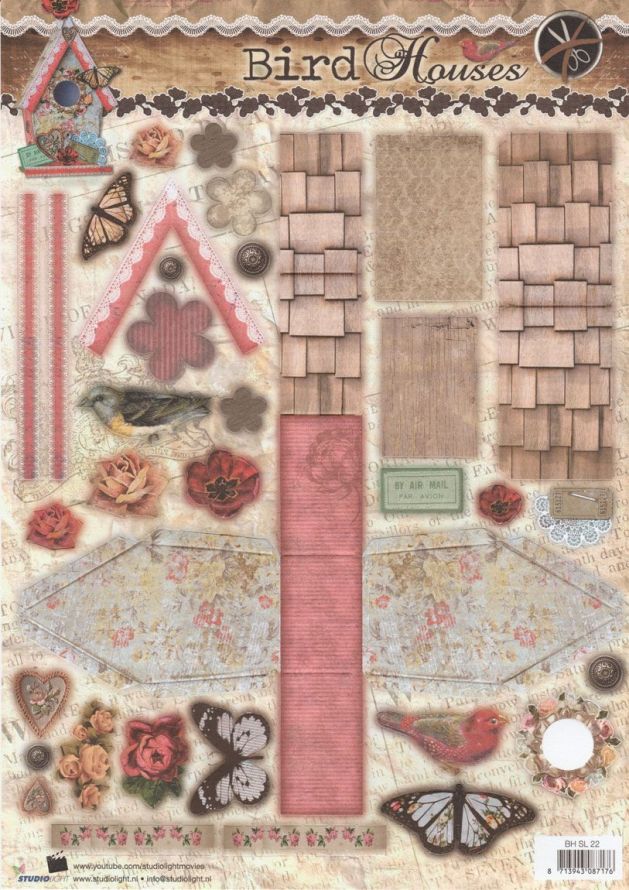 Nichoir - 3DA4 Feuilles Prédécoupee