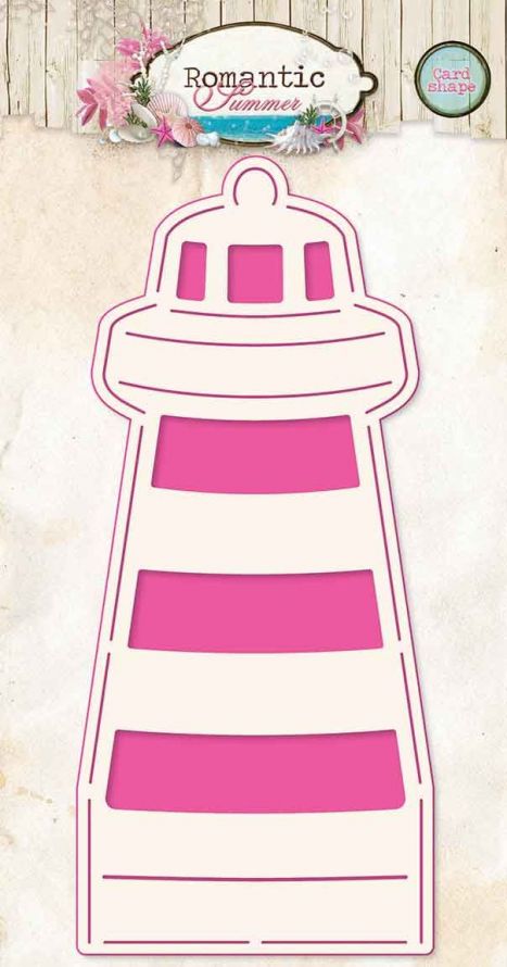 Card Shape - Romantic Summer - 9,5 x 21cm