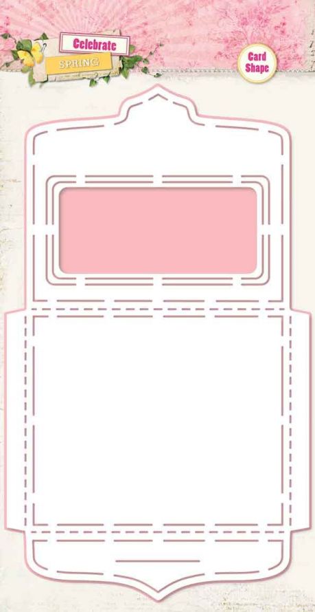 Card Shape - Celebrate Spring - 15 x 22,8cm