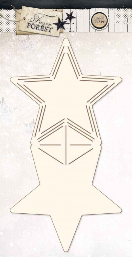 Card Shape - Frozen Forest - Weihnachten - 15 x 22,8cm