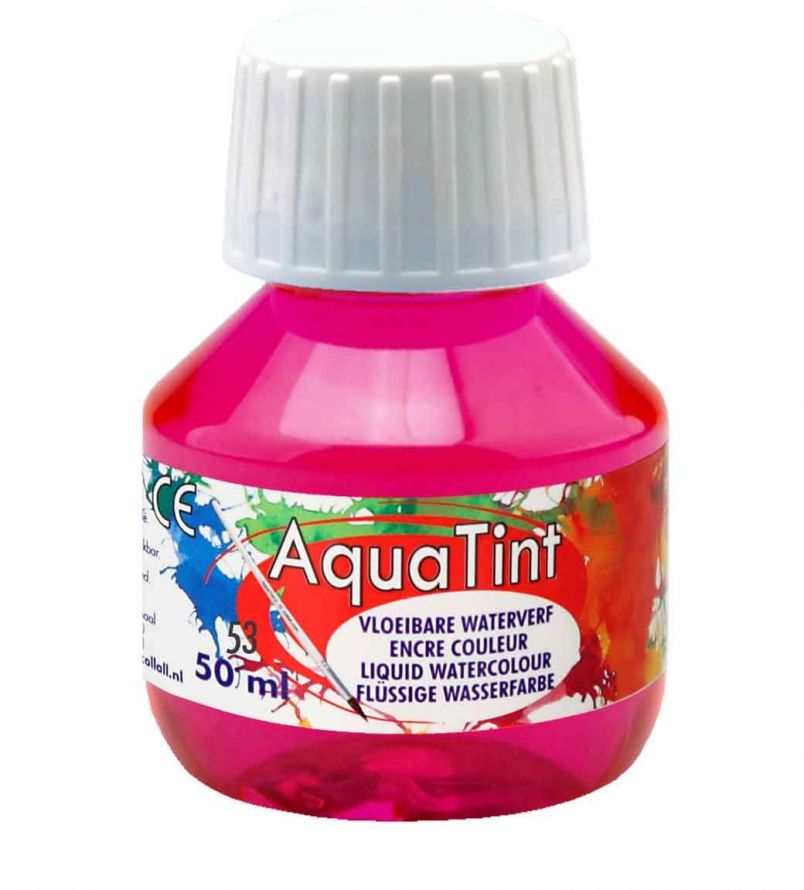 Aqua Tint - Watercolor Paint - Magenta - 50ml