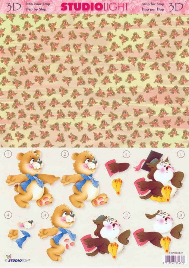 Enfants COMBI - Feuille à Découper