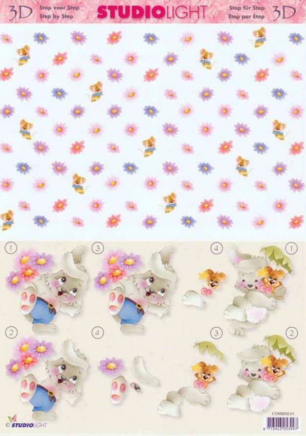 Enfants COMBI - Feuille à Découper