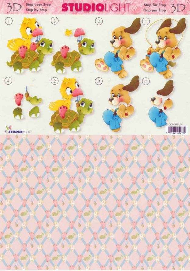 Enfants COMBI - Feuille à Découper