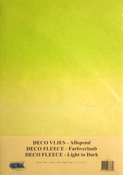 10 Deco Fleece - Gelb - A3 Bogen