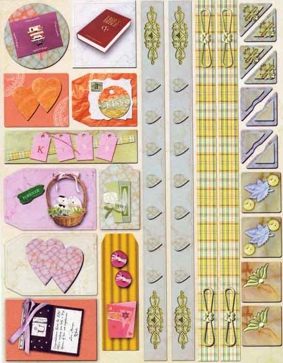 Labels 3DA4 Die-cut Sheet