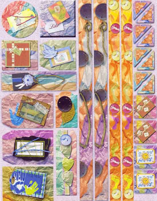 Labels 3DA4 Die-cut Sheet