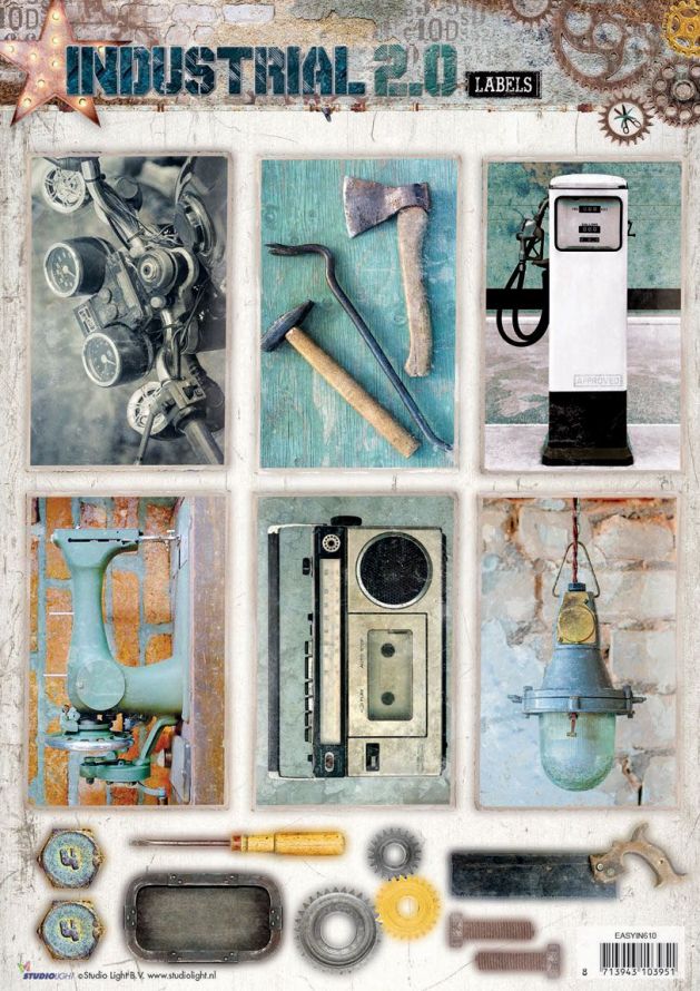 Industrial - 3DA4 Photo Die-cut Sheet