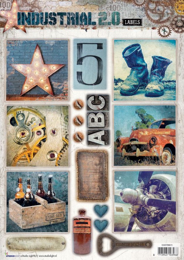 Industrial - 3DA4 Photo Die-cut Sheet