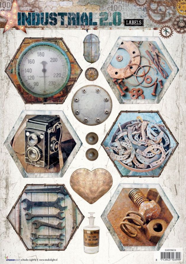 Industrial - 3DA4 Photo Die-cut Sheet