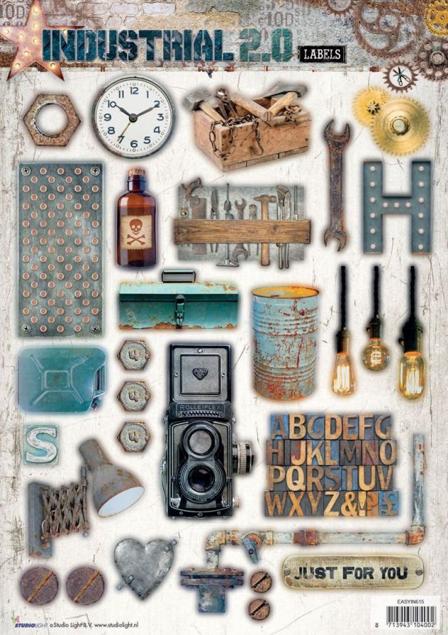 Industrial - 3DA4 Photo Die-cut Sheet