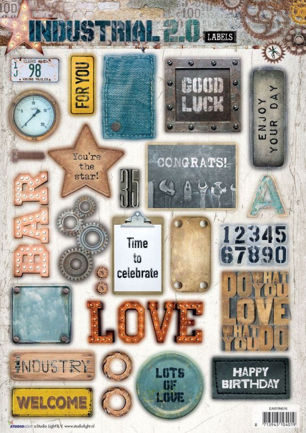 Industrial - 3DA4 Photo Die-cut Sheet