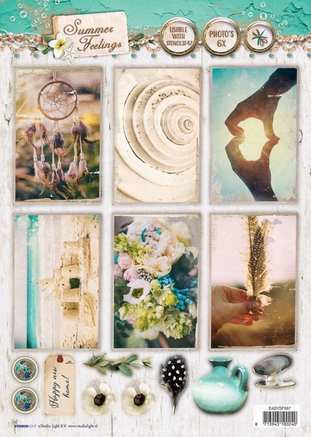 Summer Feelings - Photo Die-cut Sheet