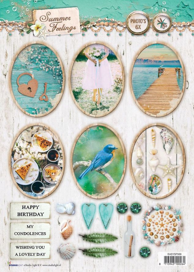 Summer Feelings - Photo Die-cut Sheet