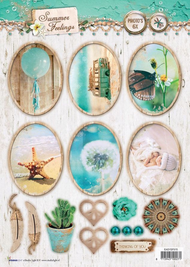 Summer Feelings - Photo Die-cut Sheet