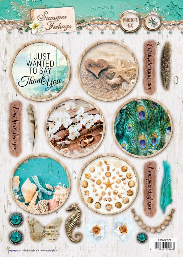 Summer Feelings - Photo Die-cut Sheet